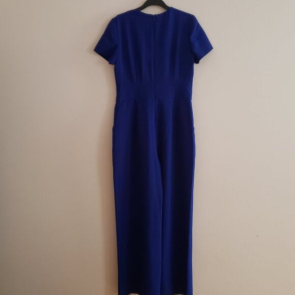 Blue Short Sleeve Jumpsuit [Vince Camuto] [Size 8P] - Picture 2 of 6
